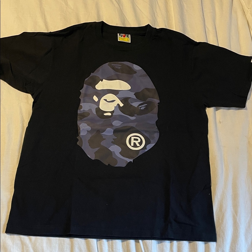 BAPE (bathing ape) Black Graphic T-Shirt